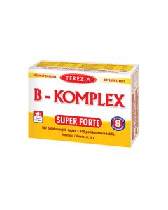B-komplex super forte, B1, B2, B3, B5, B6, B7, B9 in B12