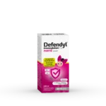 Defendyl Imunoglukan P4H FORTE Junior sirup 100 ml za otroke z IMG iz bukovega ostrigarja, vitaminom C, cinkom, črnim bezgom, črnim ribezom in okroglolistno rosiko.