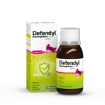 Defendyl Imunoglukan P4H Junior sirup 120 ml za otroke, z IMG iz bukovega ostrigarja in vitaminom C za podporo imunskemu sistemu.