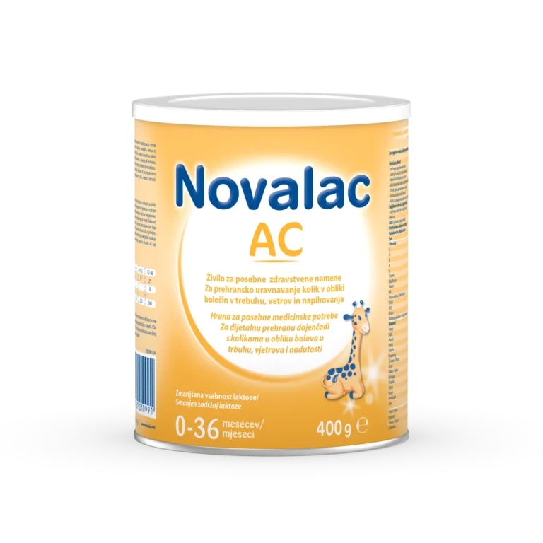 Novalac AC mleko za dojenčke in majhne otroke s kolikami, 400 g