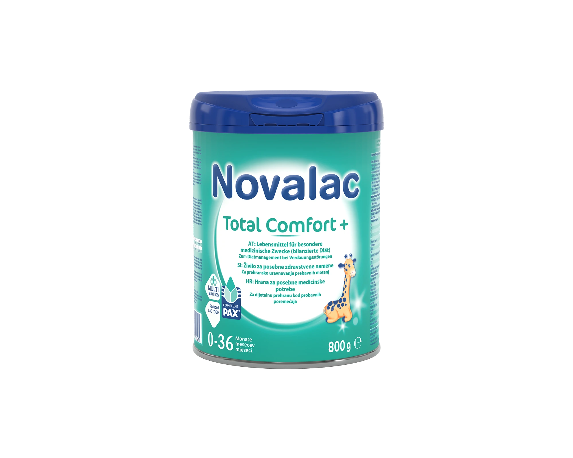 Novalac Total Comfort+, 800 g Novalac Total Comfort+ formula za dojenčke in majhne otroke s prebavnimi motnjami, 800 g