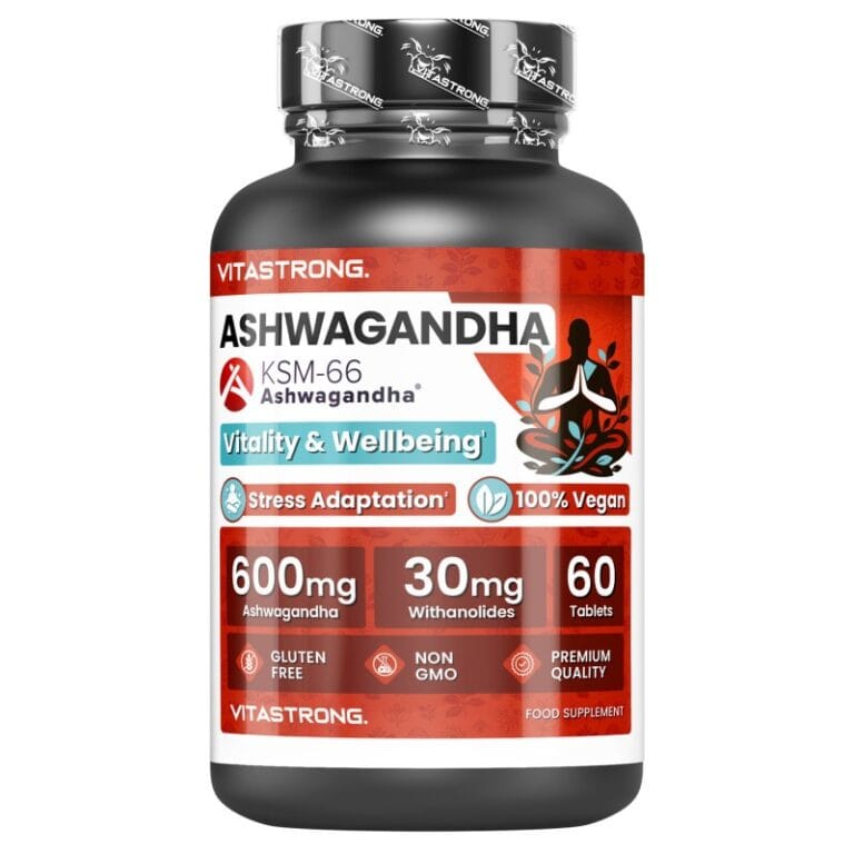 Ashwagandha KSM 66 Vitastrong za sprostitev in vitalnost