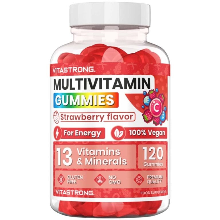 Multivitaminski gumiji Vitastrong z okusom jagode