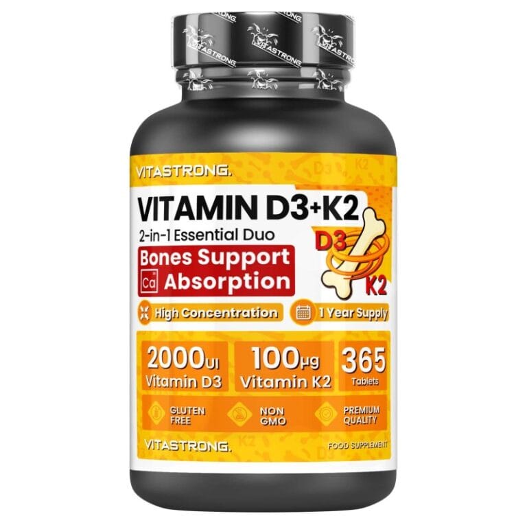 Vitamin D3 K2 Vitastrong za kosti, zobe in imunski sistem
