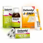 Defendyl družinski paket za odpornost in energijo z Junior sirupom, D₃ kapsulami in Energy Boost vrečkami